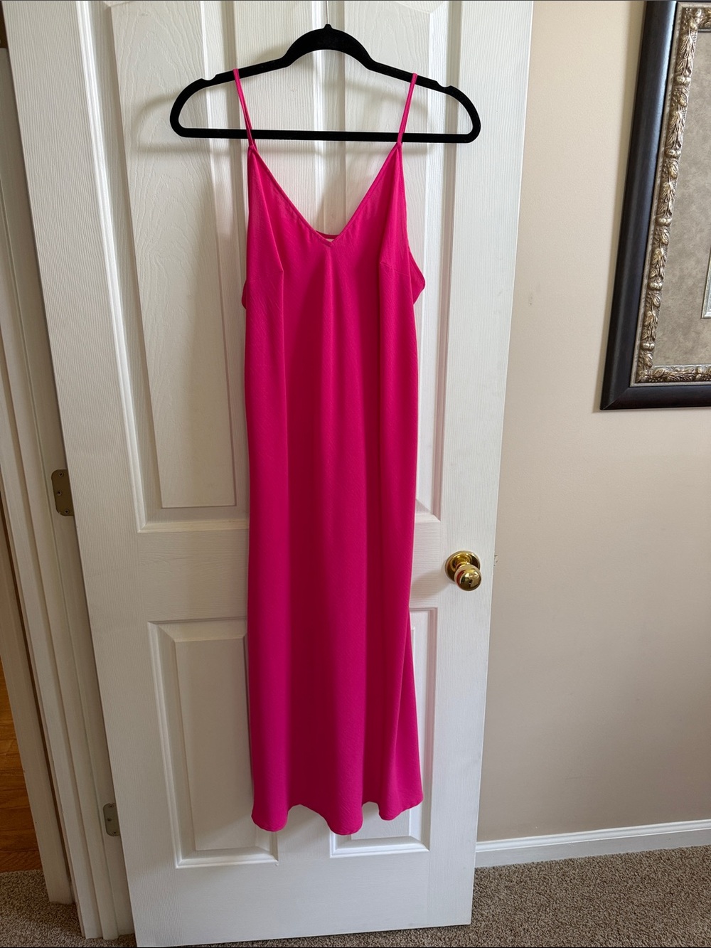 🌸 a new day:  Bright Pink Maxi dress